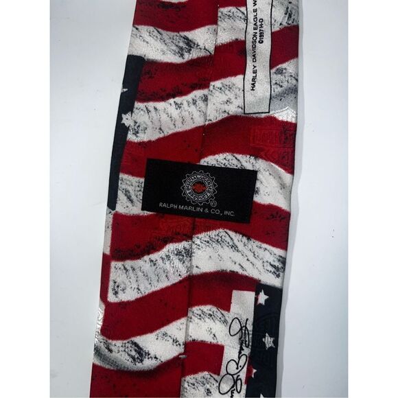 Ralph Marlin Harley Davidson tie - Picture 9 of 9